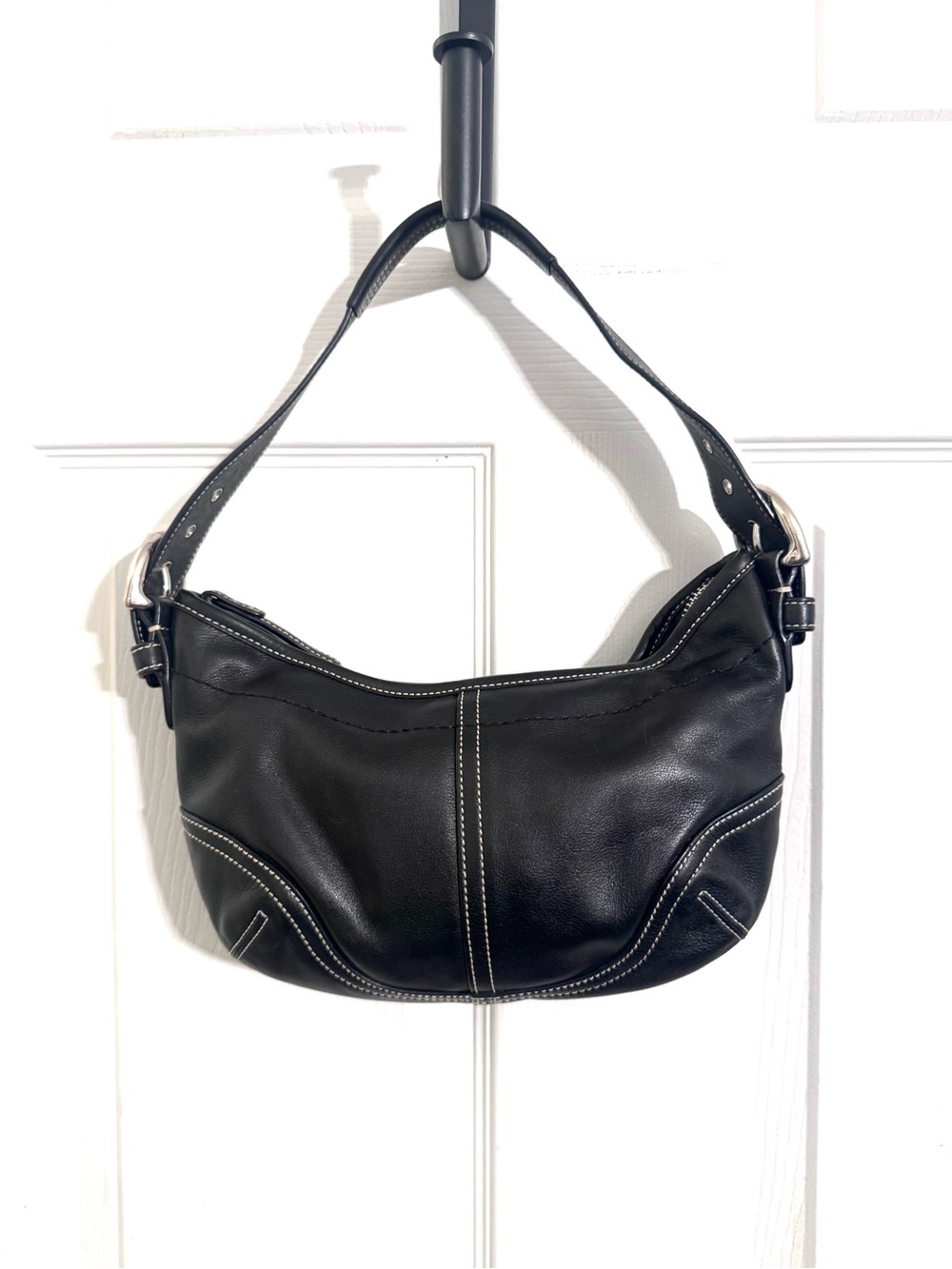 🖤 Vintage Coach Soho Small Leather Hobo Bag – Y2K Classic (Style #9541)